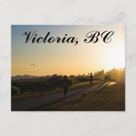 Victoria BC Sunset Postcard Vykort