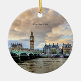 Victoria Bridge, London, England Julgransprydnad Keramik