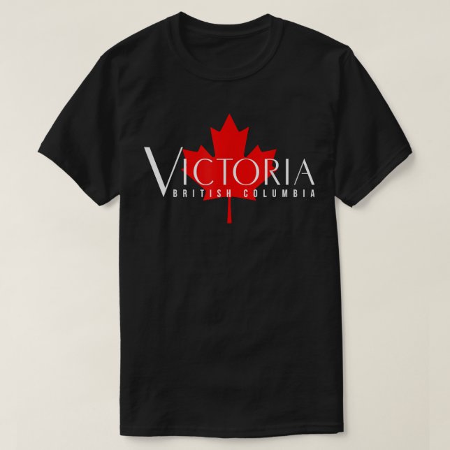 VICTORIA BRITISH COLUMBIA BC CANADA GARDEN CITY MO T SHIRT (Design framsida)