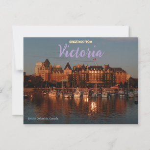 Victoria British Columbia Canada Postcard Vykort