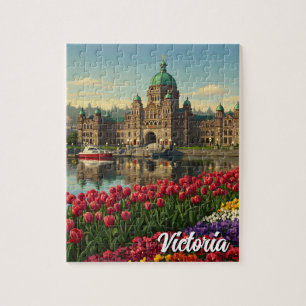 Victoria British Columbia Canada Travel Pussel