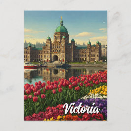 Victoria British Columbia Canada Travel Vykort