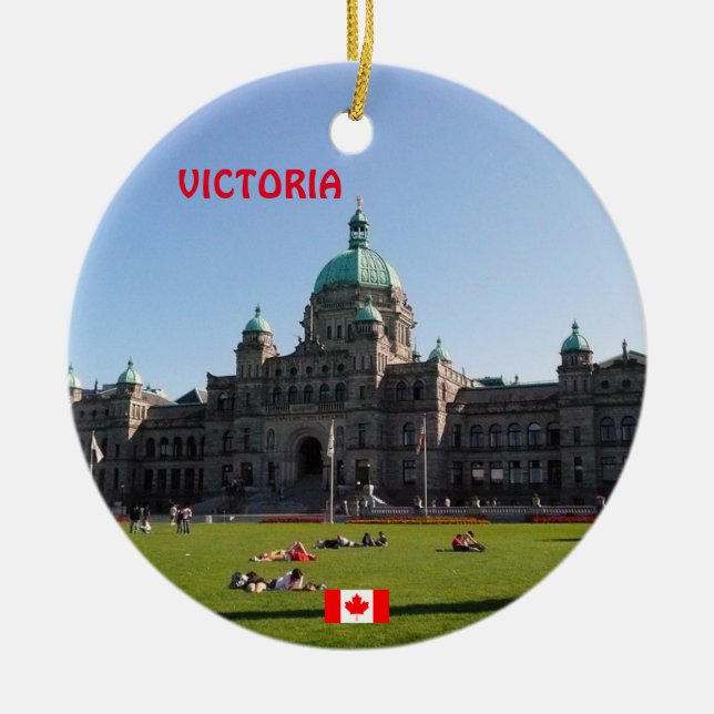 Victoria British Columbia Scenia Ornament (Framsidan)