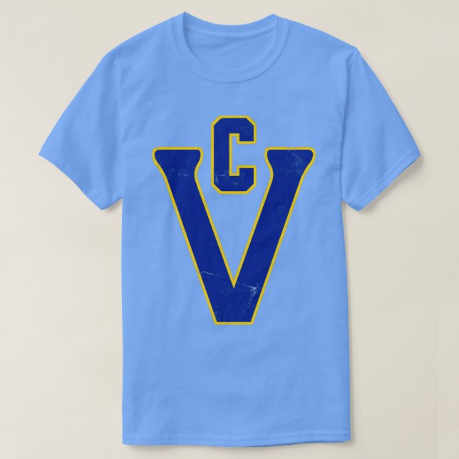 Victoria Cougars FadedDistress Stil T Shirt (Design framsida)