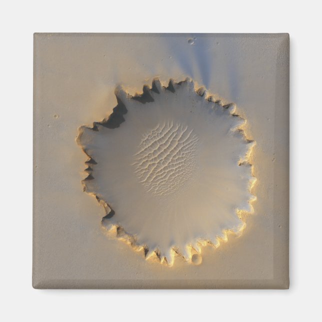 Victoria Crater på Mars Magnet (Framsidan)