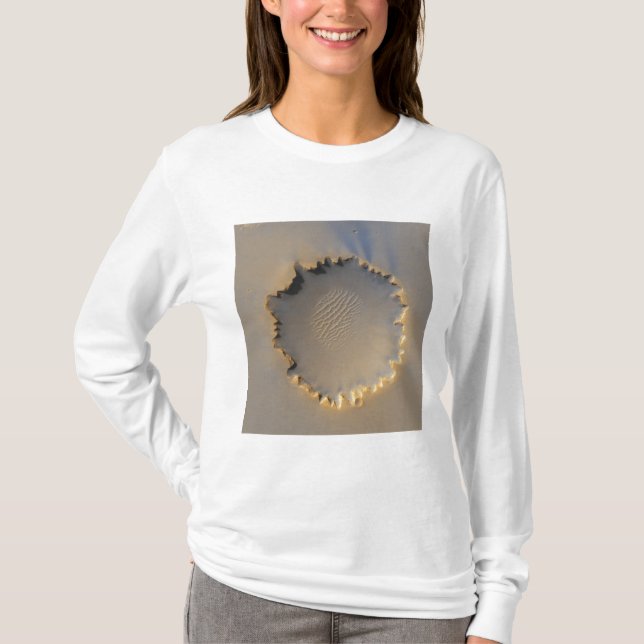 Victoria Crater på Mars T-shirt (Framsida)