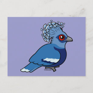 Victoria Crowned Pigeon Vykort