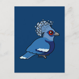 Victoria Crowned Pigeon Vykort