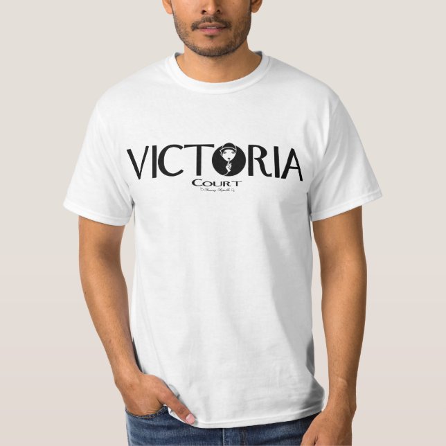Victoria domstol "upp för en kort tid…? ", tee (Framsida)