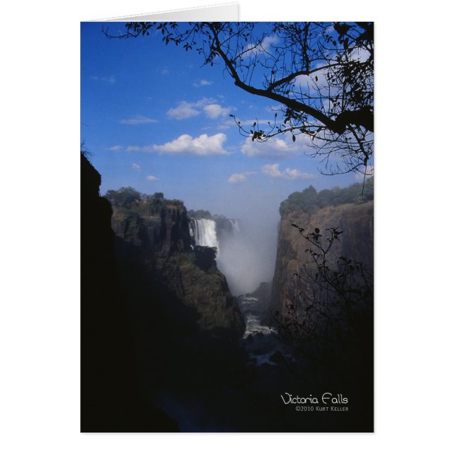 Victoria Falls 1 Hälsningskort (Framsidan)
