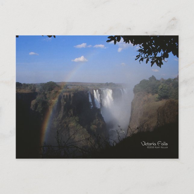 Victoria Falls 2 Vykort (Framsida)