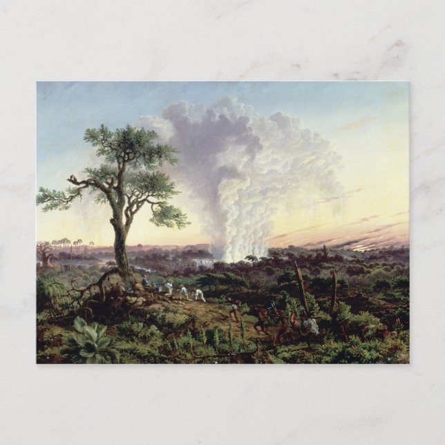 Victoria Falls at Sunrise, with 'The Smoke' eller  Vykort (Framsida)