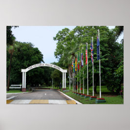 Victoria Falls Hotell Entré 12 x 8 tum Poster