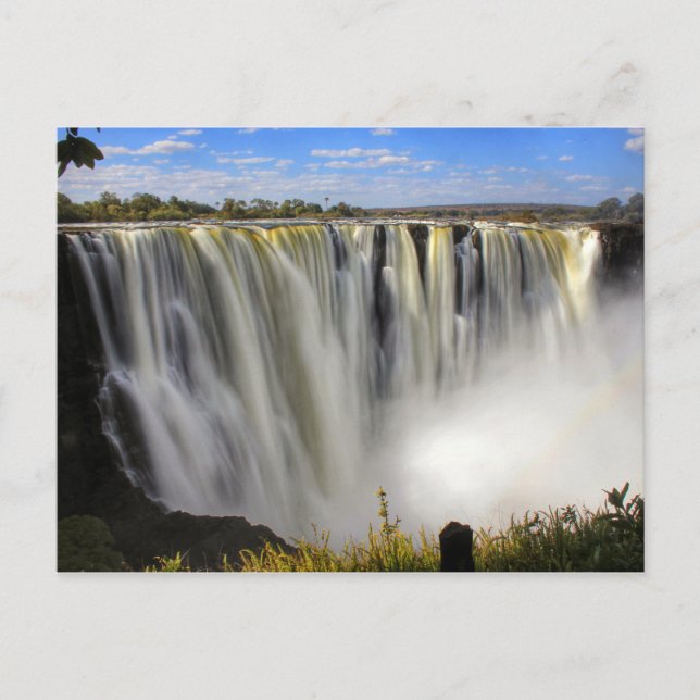 Victoria Falls: Huvudfack Vykort (Framsida)