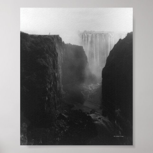 Victoria Falls i Rhodesia Poster (Framsidan)