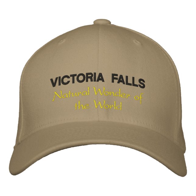 VICTORIA FALLS,  i världen Broderad Keps (Framsida)