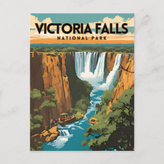 Victoria Falls National Park Travel Vykort