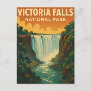 Victoria Falls nationalpark Getaway Vykort