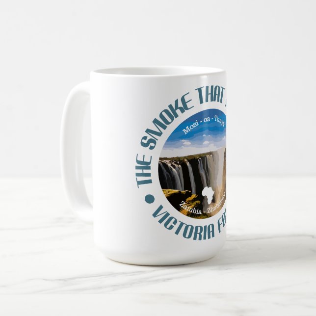 Victoria Falls (rd) Kaffemugg (Framsida vänster)