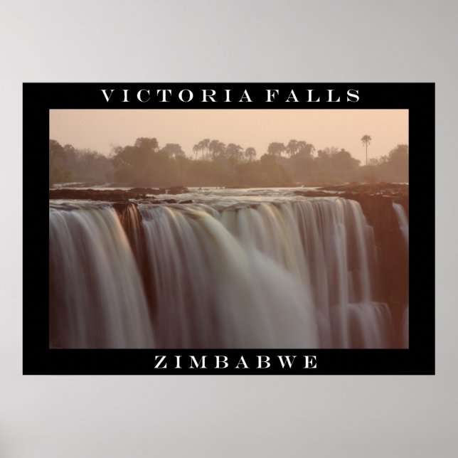 Victoria Falls Sunrise Poster (Framsidan)