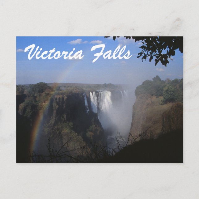 Victoria Falls Travel Postcad Vykort (Framsida)