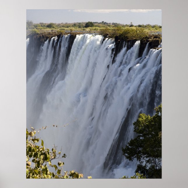 Victoria Falls, Zambesi River, Zambia. Poster (Framsidan)