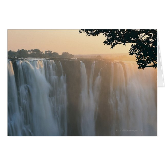 Victoria Falls, Zimbabwe, Afrika Hälsningskort (Framsidan Horizontal)