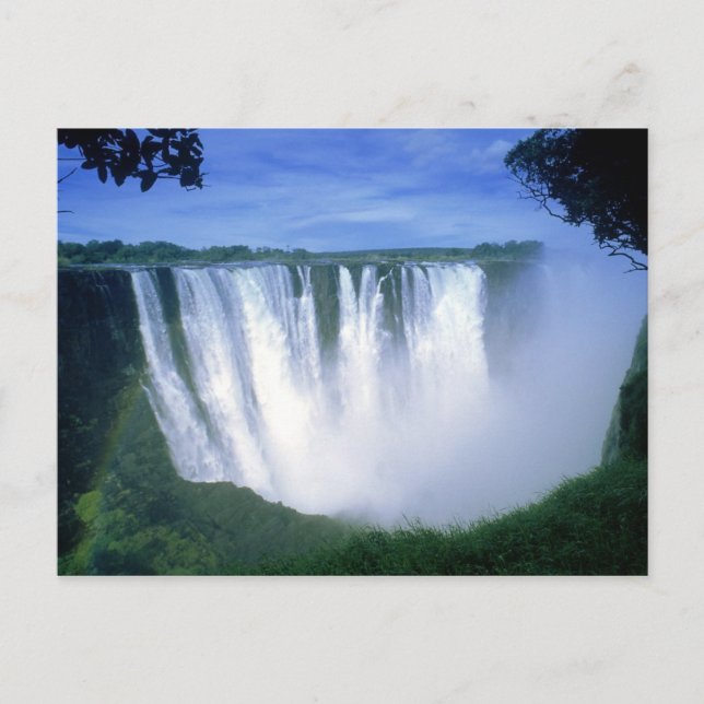 Victoria Falls Zimbabwe Afrika Vykort (Framsida)
