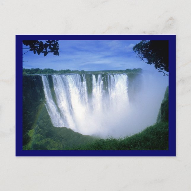 Victoria Falls Zimbabwe Afrika Vykort (Framsida)