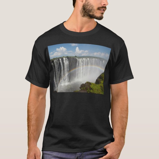 Victoria Falls Zimbabwe Tee Shirt (Framsida)