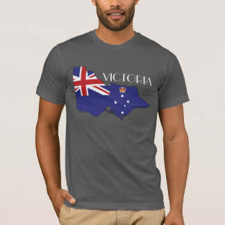 Victoria Flagga-Karta skjorta T-shirt
