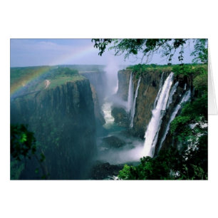 Victoria föll, zimbabwe hälsningskort