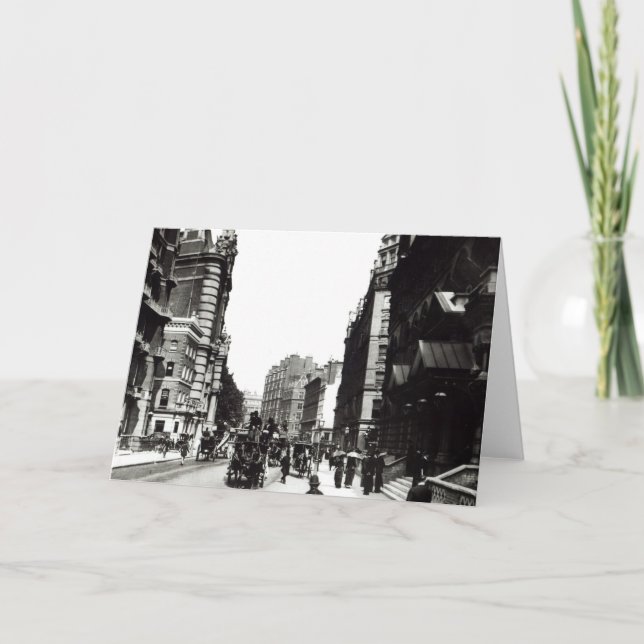 Victoria gata, London, c.1890 Kort (Framsida)