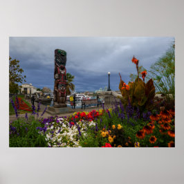 Victoria Harbour, British Columbia, Vancouver Isla Poster