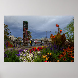 Victoria Harbour, British Columbia, Vancouver Isla Poster