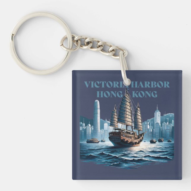 Victoria Harbour Hong Kong Kina (Framsidan)