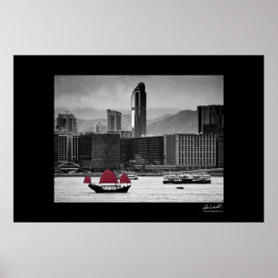 Victoria Harbour, Hongkong. Poster