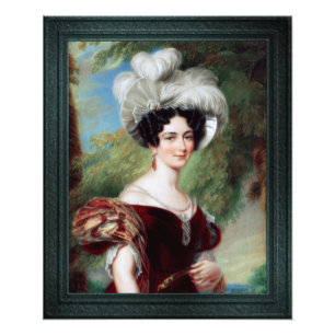 Victoria, hertiginnan av Kent av George Hayter Fototryck
