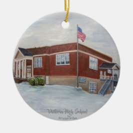 Victoria High School 2018-utsmyckning Julgransprydnad Keramik