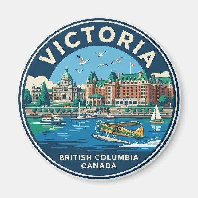 Victoria Kanada Magnet (Framsidan)