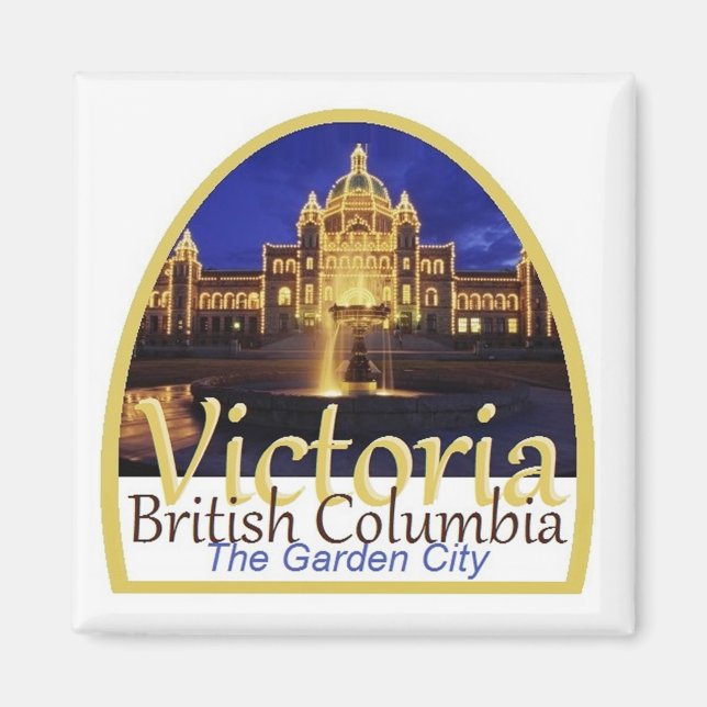 VICTORIA Kanada Magnet (Framsidan)