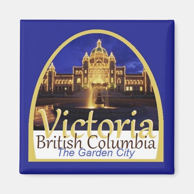 VICTORIA Kanada Magnet (Framsidan)