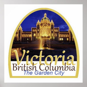 VICTORIA Kanada Poster
