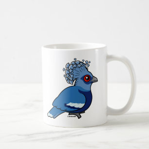 Victoria krönade duvan kaffemugg
