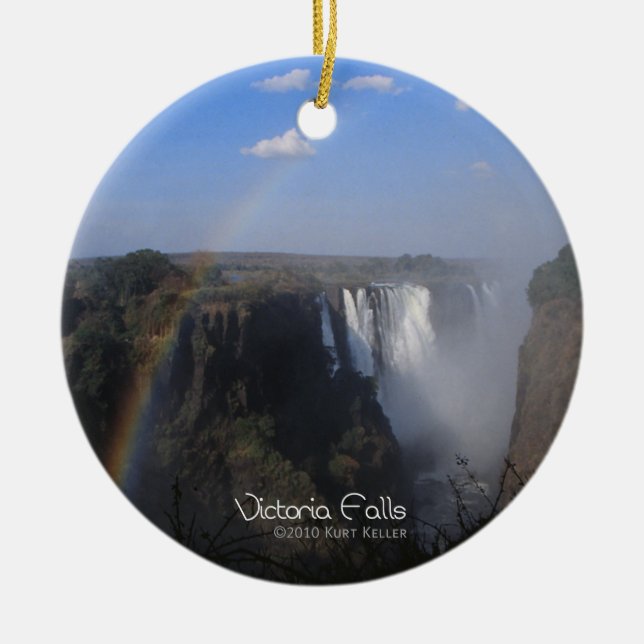 Victoria nedgång 2 julgransprydnad keramik (Framsidan)