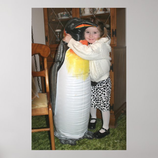 Victoria och Penguin Poster (Framsidan)