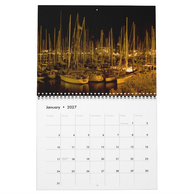 Victoria på natten kalender (Jan 2027)