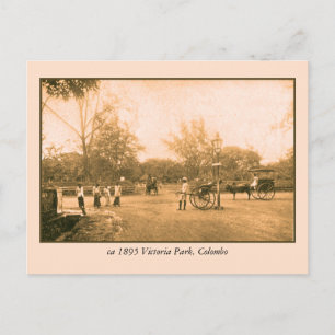 Victoria Park Colombo Ceylon, Sri Lanka Vykort