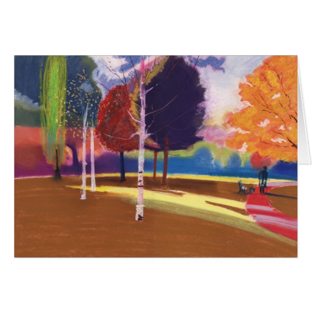 Victoria parkerar badet hälsningskort (Framsidan Horizontal)