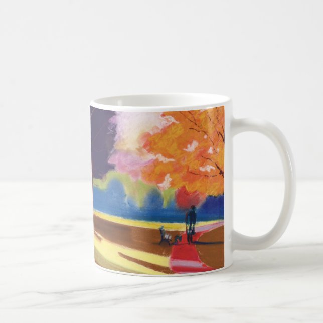 Victoria parkerar badet kaffemugg (Höger)